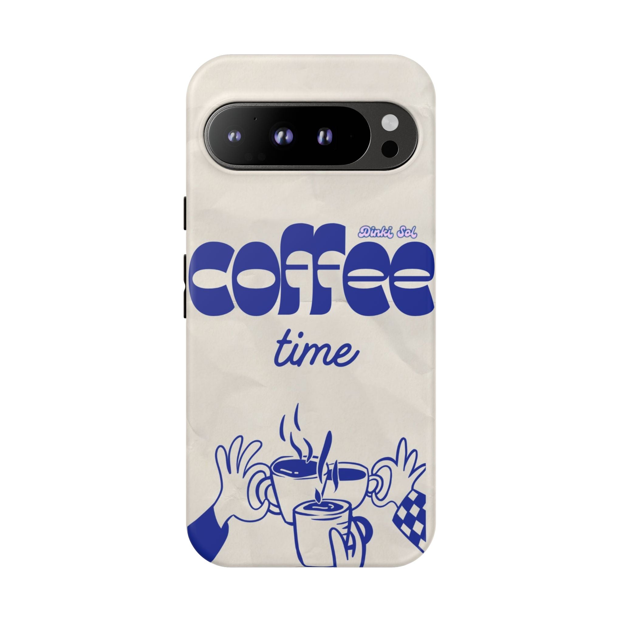 Coffee Time Phone Case — Retro Blue