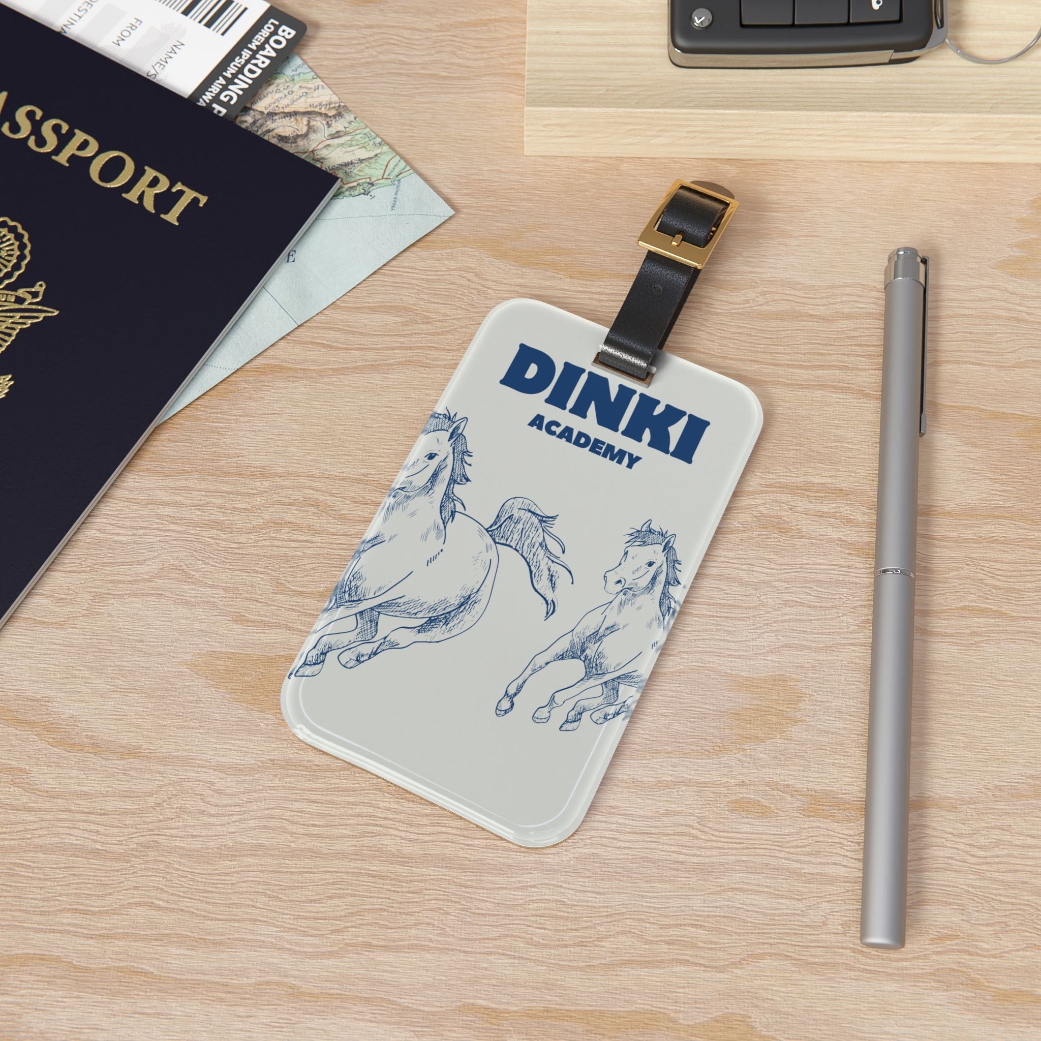 Dinki Academy Horse Luggage Tag
