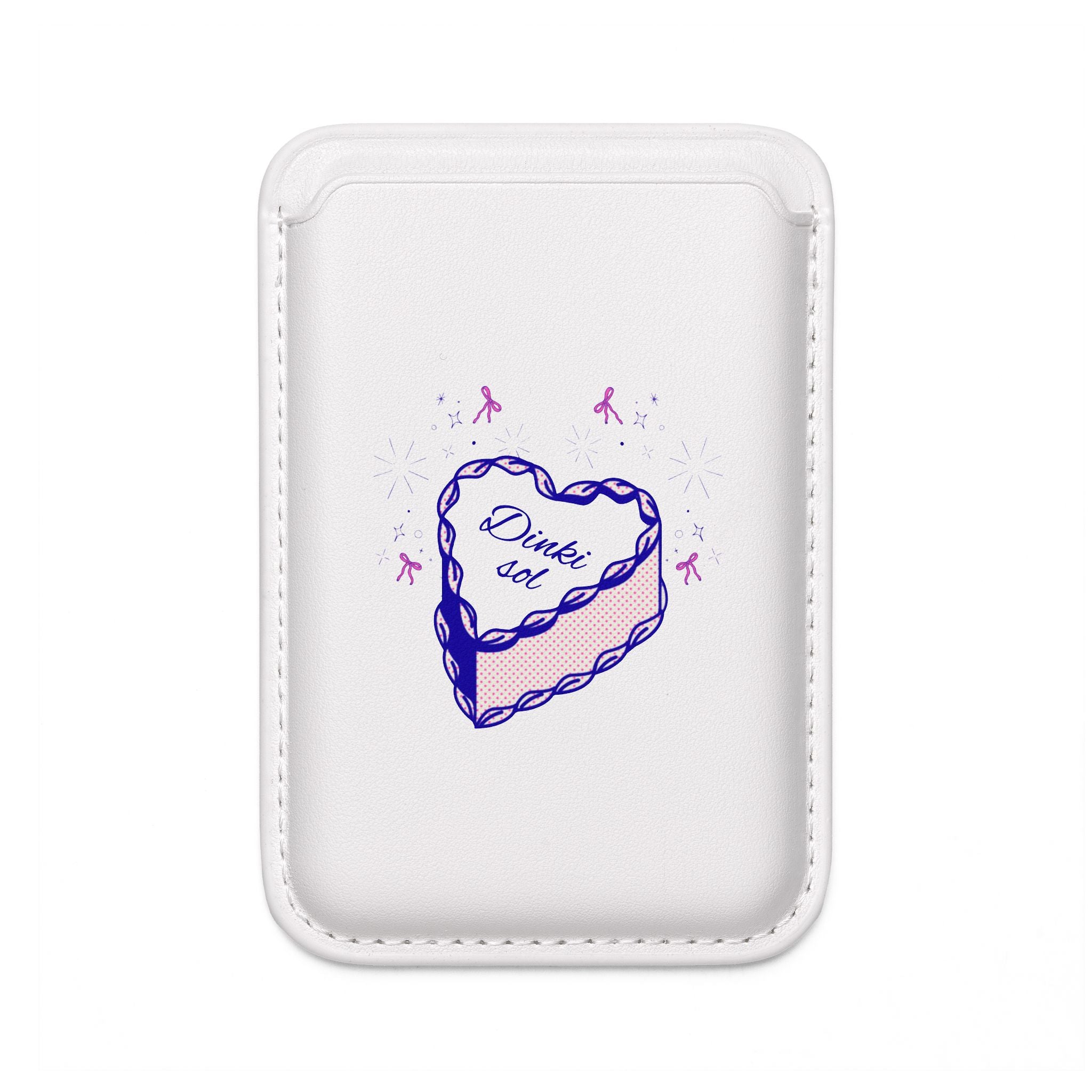 Dinki Heart Cake MagSafe Vegan Wallet