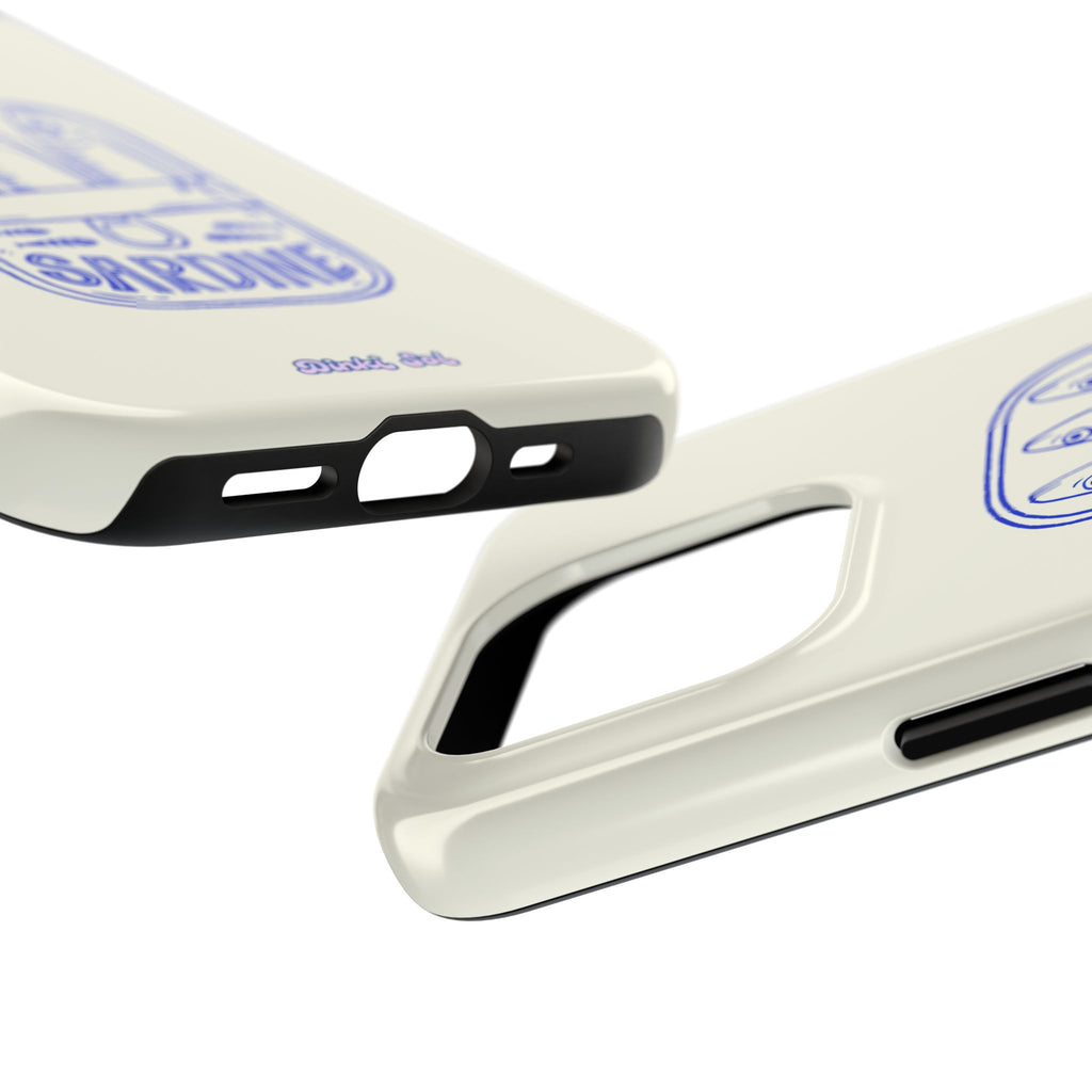 Dinki Sardine Tough Phone Case — Retro Blue