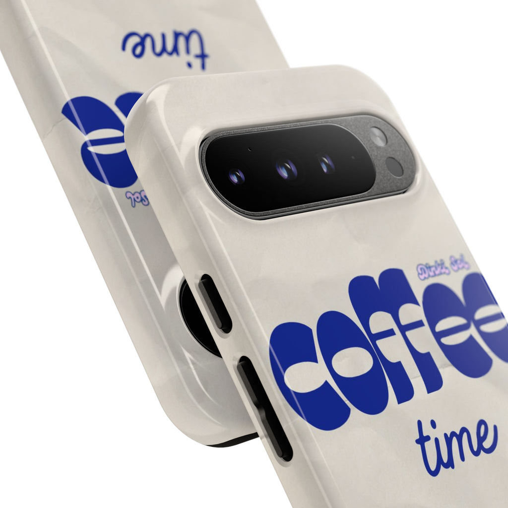 Coffee Time Phone Case — Retro Blue