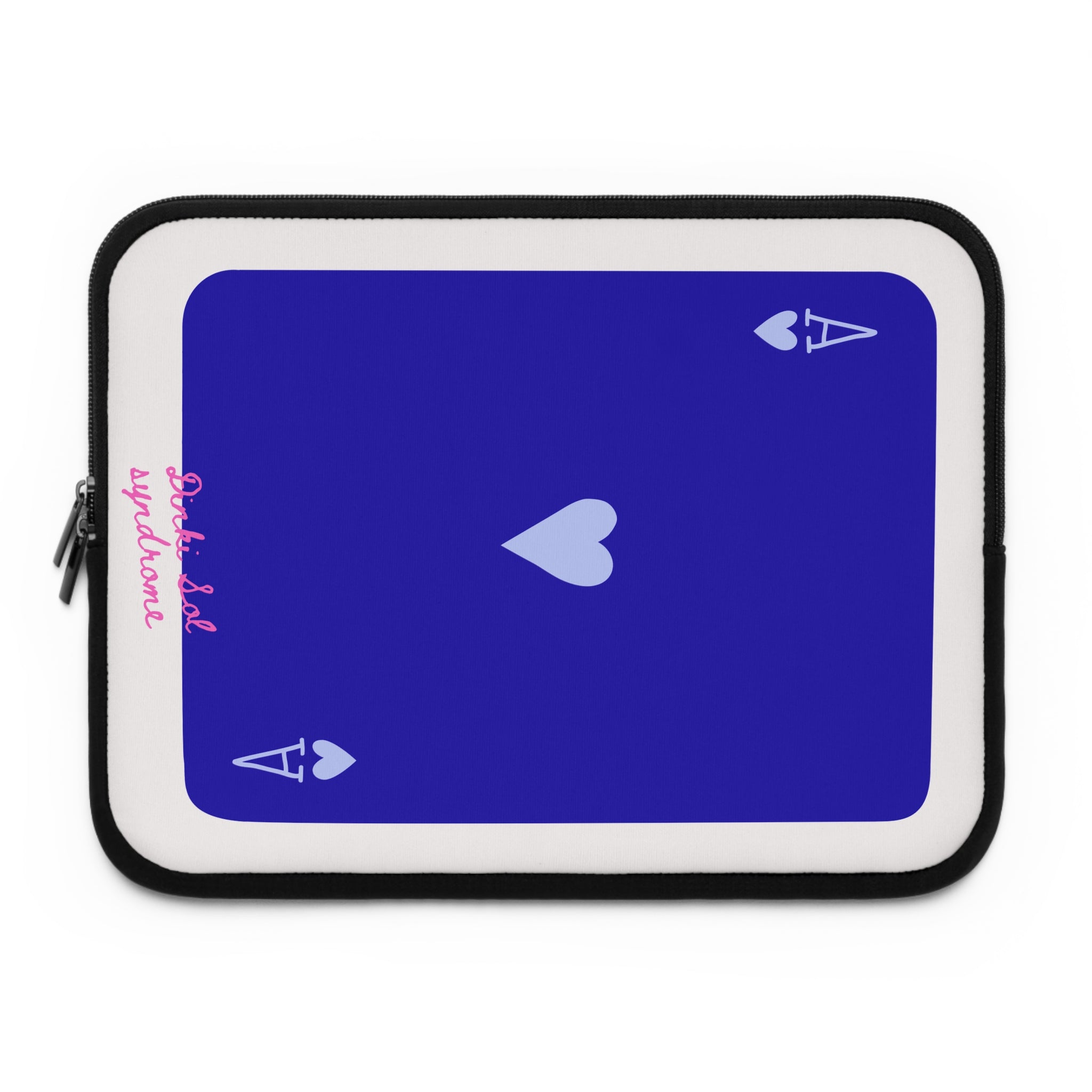 Ace of Hearts Blue Laptop Sleeve