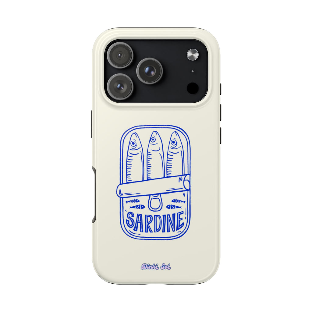 Dinki Sardine Tough Phone Case — Retro Blue