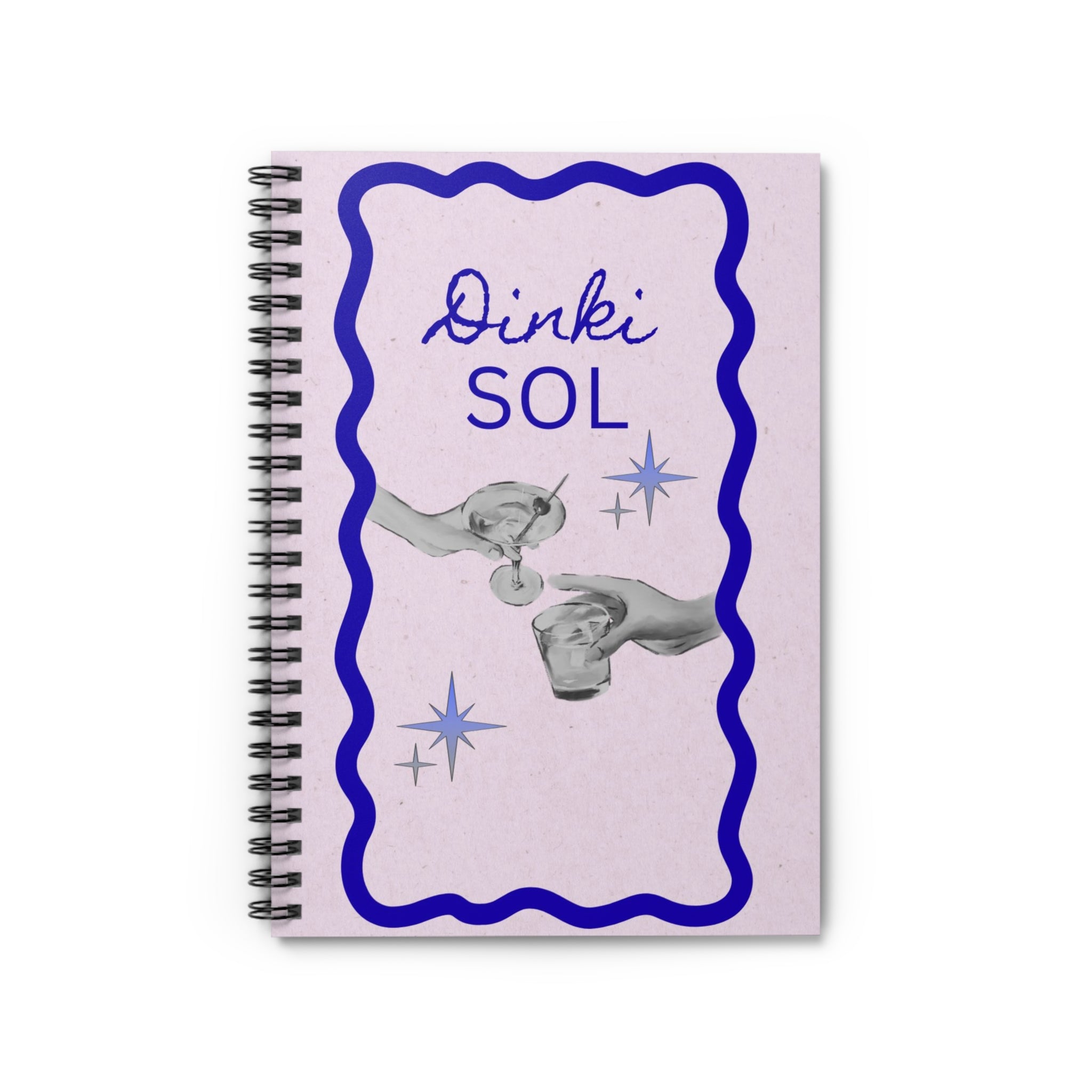 Dinki Sol Cocktail Spiral Notebook