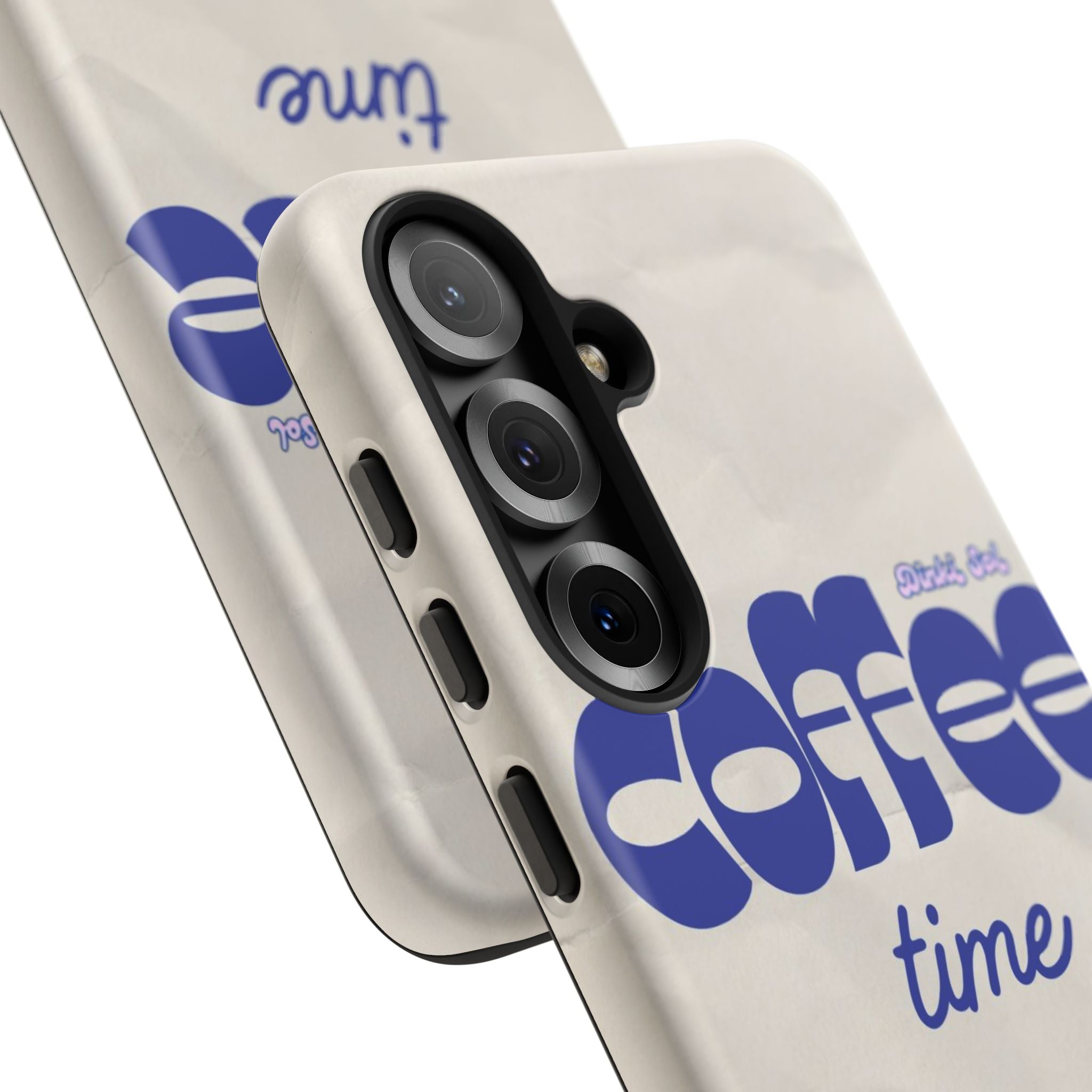 Coffee Time Phone Case — Retro Blue