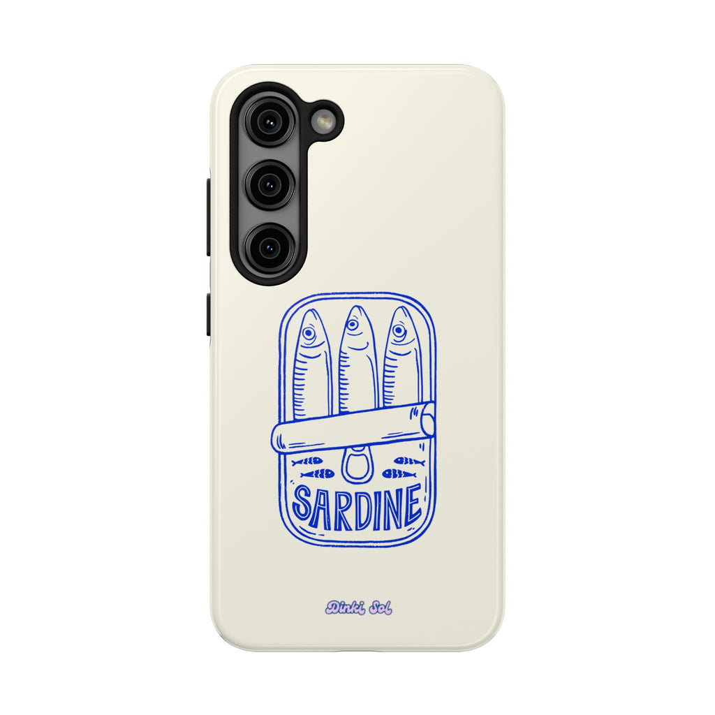 Dinki Sardine Tough Phone Case — Retro Blue