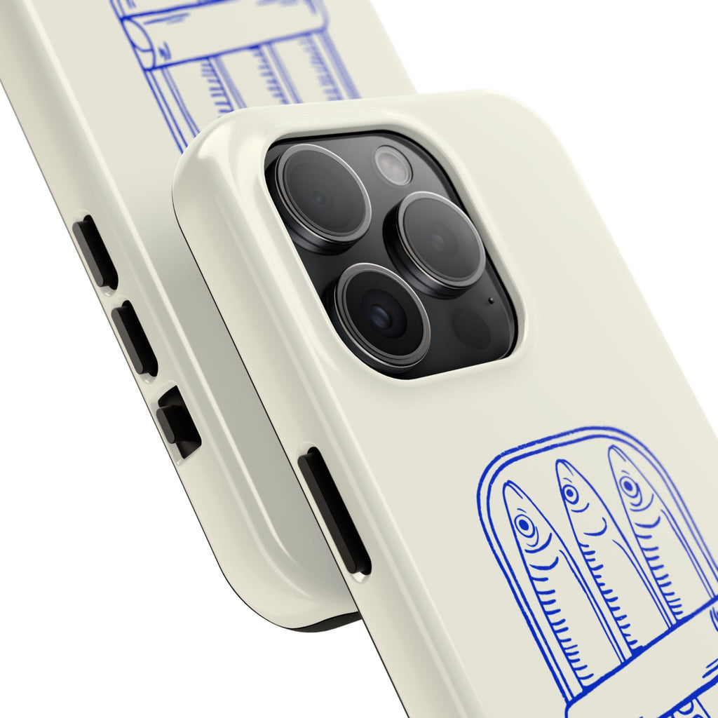 Dinki Sardine Tough Phone Case — Retro Blue