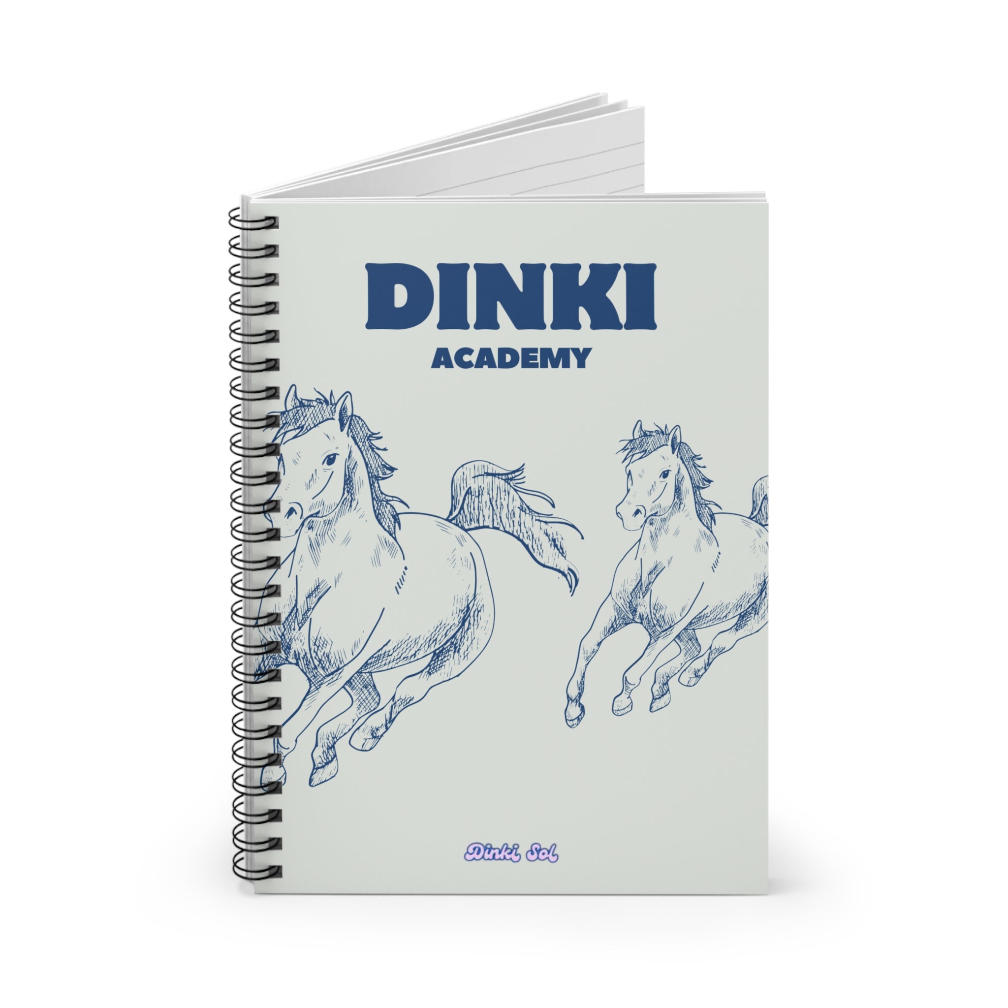 Dinki Academy Horse Spiral Notebook