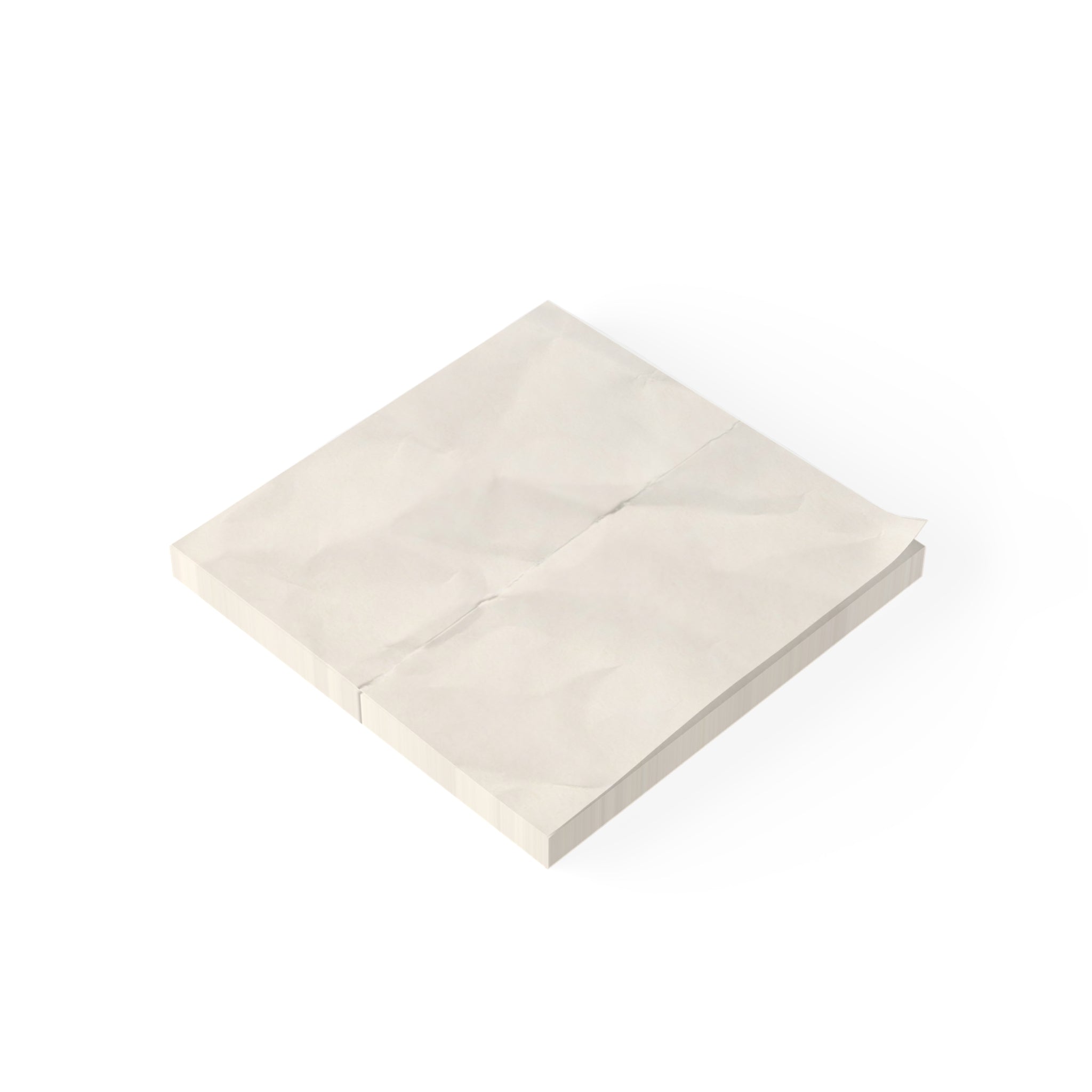 Crumpled-look Cream Post-it Note Pads