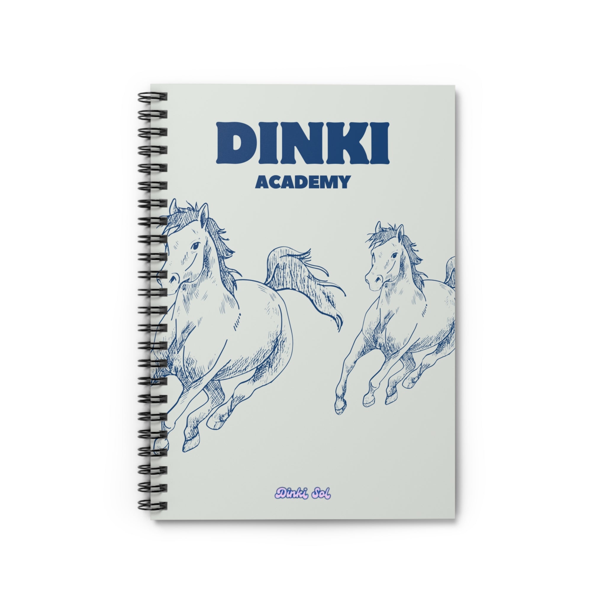 Dinki Academy Horse Spiral Notebook