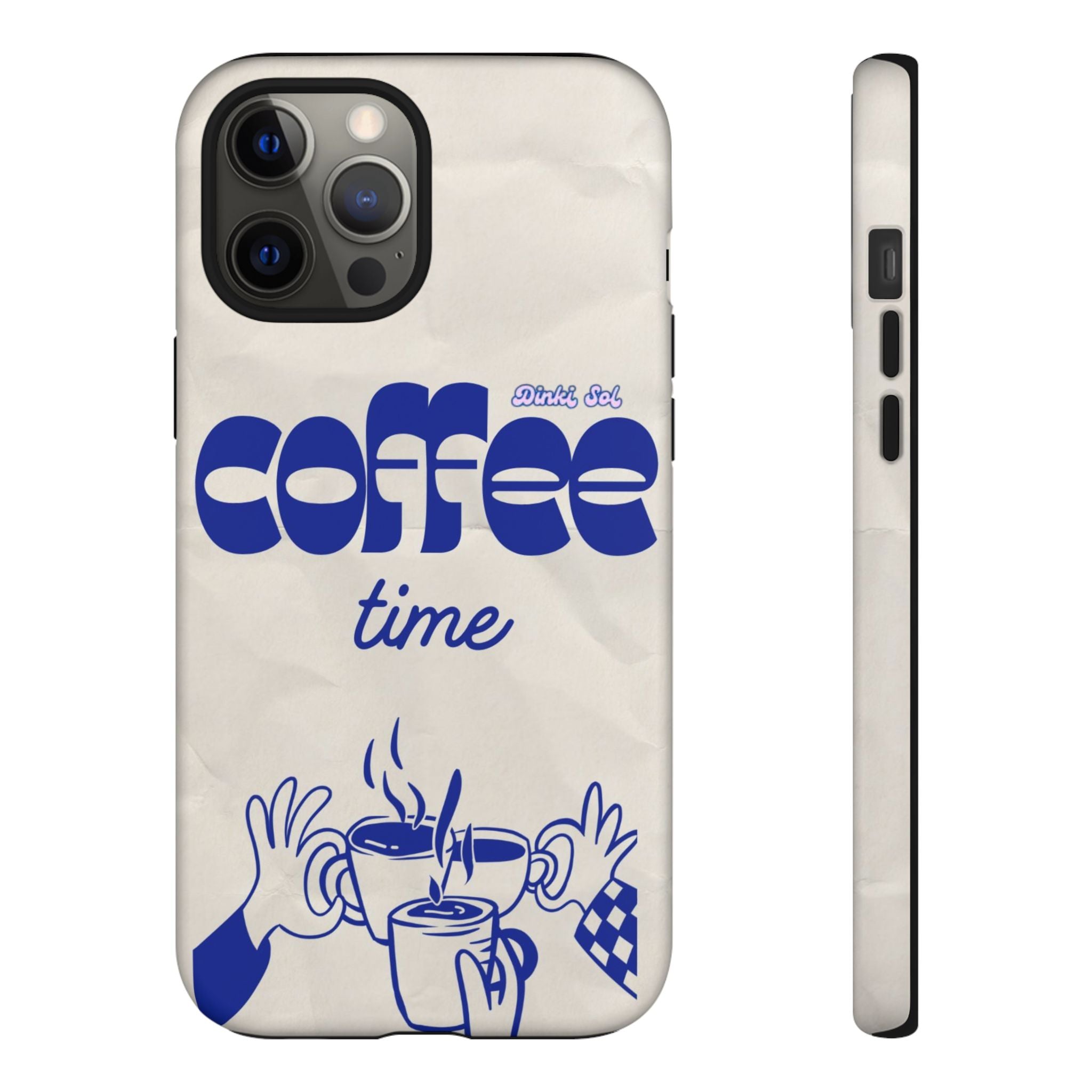 Coffee Time Phone Case — Retro Blue