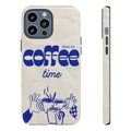 Coffee Time Phone Case — Retro Blue