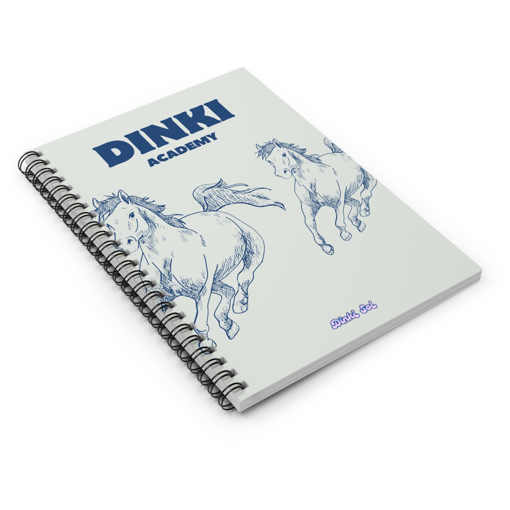 Dinki Academy Horse Spiral Notebook
