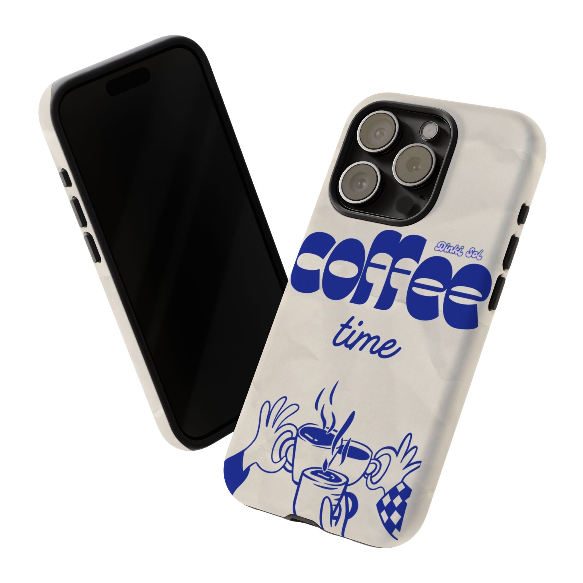 Coffee Time Phone Case — Retro Blue