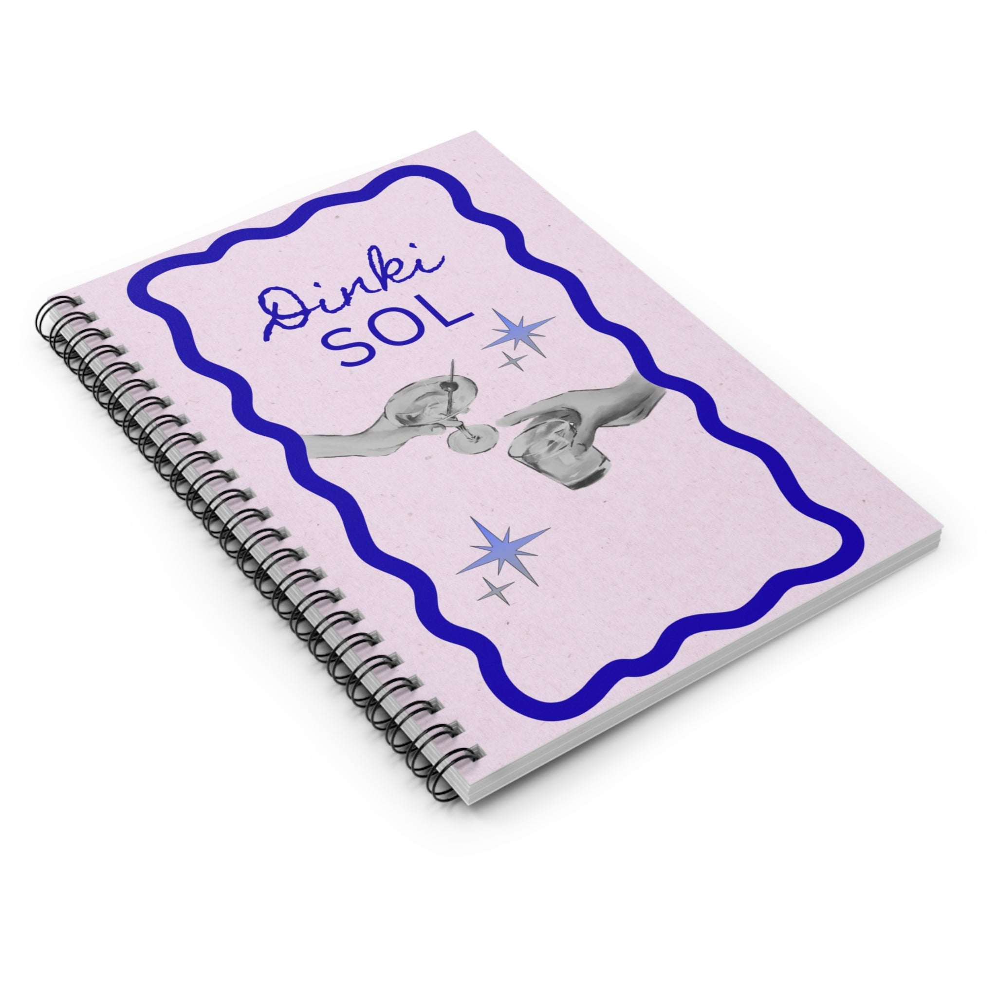 Dinki Sol Cocktail Spiral Notebook