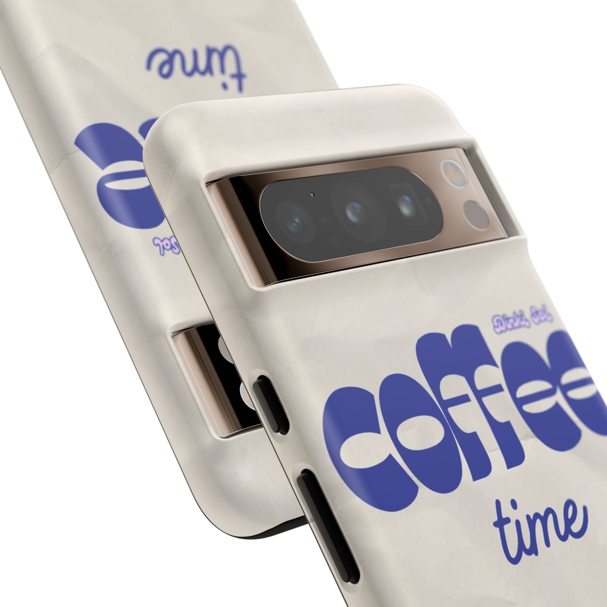Coffee Time Phone Case — Retro Blue