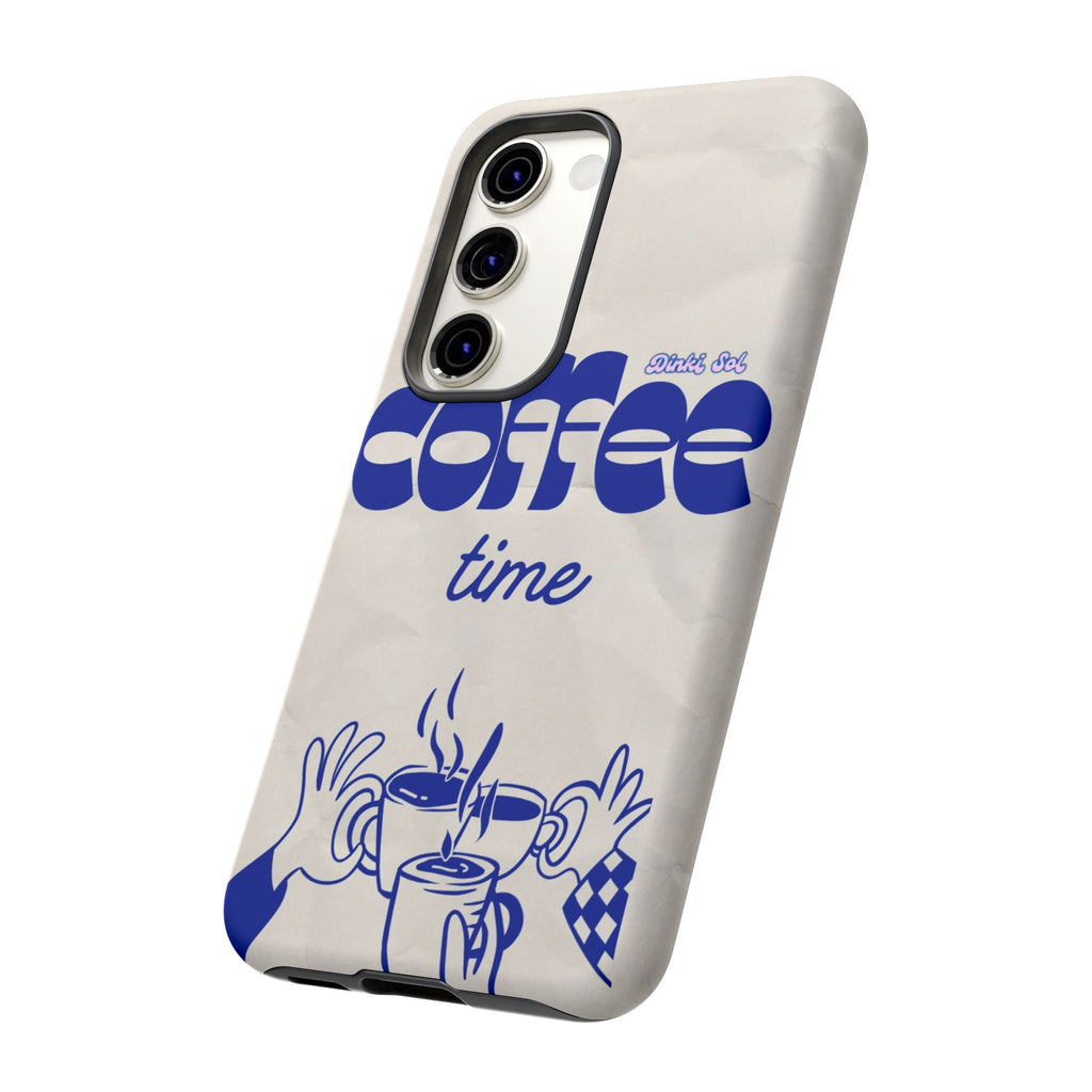 Coffee Time Phone Case — Retro Blue