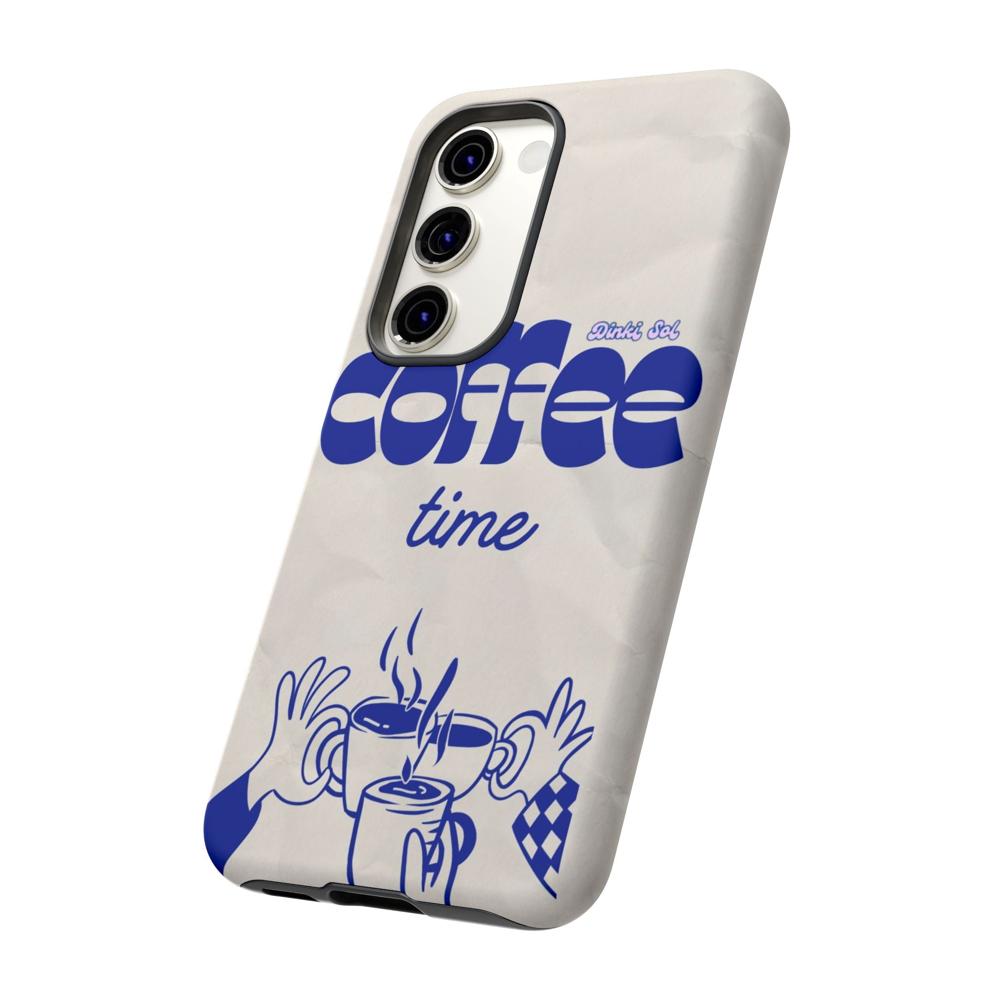 Coffee Time Phone Case — Retro Blue