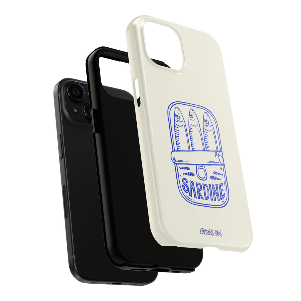 Dinki Sardine Tough Phone Case — Retro Blue